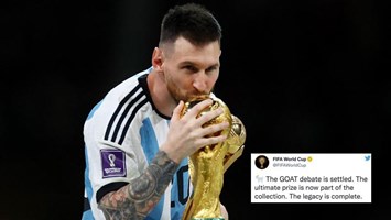 FIFA ‘entregou’ título de melhor de sempre a Messi e depois… apagou o ‘tweet’