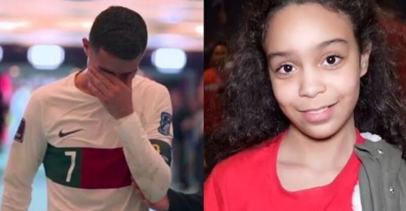 Menina de 9 anos que gozou, atacada vilmente por fãs de Cristiano Ronaldo nas redes sociais